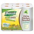 Marcal Small Steps Marcal Small Steps  100 Percent Premium Recycled Giant Roll Towels- 5.75 x 11- 140-Roll- 6-Pack MA379071